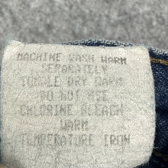 VTG Pepe Bareback Jeans Womens 29 Wide Leg High Rise 90s Y2K Grunge Made in USA* - Picture 2 of 16